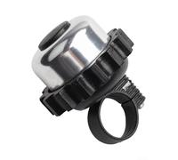 Gdfnmogo Mini Bell, Aluminum Alloy Construction, 100dB+ High Volume, Suitable for 2.3cm Handlebar Diameter, Cycling Safety Accessory(SILVER)