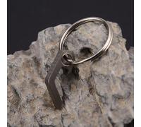 Gdfnmogo Mini Stainless Steel Bottle Opener Keychain - Portable Folding Outdoor Camping Tool for Hiking, Backpacking & Everyday Use, 26mm x 9mm x 4mm, 4g We