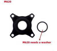 Gdfnmogo Motor Chainring Adapter, 104 For BCD Aluminum Alloy Spider for M500/M510//M620/G510/G521 E-For Bike Cranksets, Compatible with 34T-40T Rings(M620 adapter with washer)