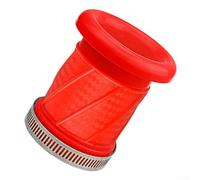 Gdfnmogo Motorcycle Air Filter Adapter - Carburetor Air Connector for Fit, ABS Plastic Construction, Heat-Resistant & Wear-Resistant, Direct(RED)