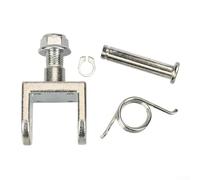 Gdfnmogo Motorcycle Foot Peg Brackets for Surron For Light Bee X/S Electric Dirt For Bike - Aluminum Alloy Pedal Brackets, Black/Silver, Left & Right Set, Adjustable Footrest(BRACKET ACCESSORIES)