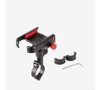 Gdfnmogo Motorcycle Mobile Holder with 360 Degree Rotating Clamp, Aluminium Alloy Bracket Featuring Shock Absorbing and Anti Vibration Grip, Secure Bike Phone Mount for 4.5 to 7 Inch Devices