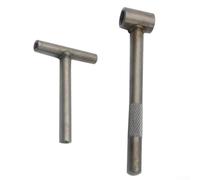 Gdfnmogo Motorcycle & Scooter Valve Adjustment Wrench Set - T-Handle Square + Hex Hole Engine Tappet Screw Repair Tool, Heavy-Duty Metal Construction for Pre