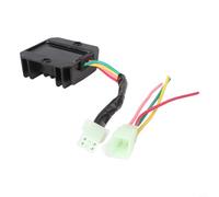 Gdfnmogo Motorcycle Voltage Regulator Rectifier for GY6 CG125-250CC For ATV, Aluminum Heat Sink Design, Direct Fit Replacement with Improved Charging Performance