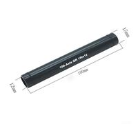 Gdfnmogo Mountain For Bike Front Hub 15mm to 12mm Thru Axle Adapter Conversion Kit for 100mm Fork, Aluminum Alloy For Axle Reducer with Black Silver Options