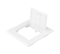 Gdfnmogo Panel Inspection Hatch Cover for Walls - ABS Plastic 100x100mm to 200x200mm White Repair Door with Hinged Design Compatible with Plumbing and Electrical Systems(100 * 100mm)