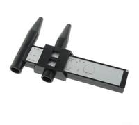 Gdfnmogo PCD Wheel Bolt Pattern Gauge Tool for 4-Lug, 5-Lug, 6-Lug & 8-Lug Rims - Measures 98-170mm / 4.25-6.5 Inch, Metric & For Imperial Dual Scale, Black