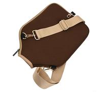 Gdfnmogo Pickleball Paddle Cover 9.4 x 12.2 Inch Neoprene Racket Storage Bag for Franklin Selkirk Paddles with Strap, Dust and Water Resis(TAUPE BROWN)