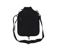 Gdfnmogo Pickleball Paddle Cover 9.4 x 12.2 Inch Neoprene Storage Bag with Strap, Water and Dust Protection for Standard Paddles Compatible with(Black)