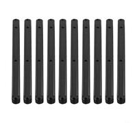 Gdfnmogo Plastic Drawer Slides 10 Pack Replacement Drawer Runners 180mm 235mm 298mm White Black Brown Draw Rail Cabinet Hardware Home Improvement Building(BLACK-298MM)