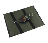 Gdfnmogo Portable Carp Fishing Unhooking Mat With Digital Scale Set Fish Protection Landing Pad Lightweight Angler Equipment Tackle Tool 80x35cm Polyester Pearl Cotton(Black)