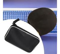 Gdfnmogo Portable Table Tennis Paddle Bag, Rectangle Racket Storage Case, Made of Oxford Cloth, Lightweight and Lasting Protection, for Travel and Practice
