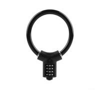 Gdfnmogo Portable U-Lock With Resettable 4-Digit Password, Keyless Operation For Quick, Steel And Zinc Alloy Construction For Outdoor Security(black)