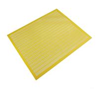 Gdfnmogo PP Bee Queen Excluder Grid Net for Beekeeping - 50.9 x 41.9 cm Sturdy Yellow Plastic Hive Management Tool Compatible with Standard Langstroth & Dadant Hives