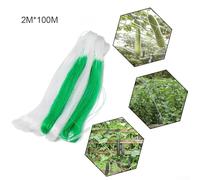 Gdfnmogo Premium HDPE Trellis Netting for Cucumber Support - 2m x 100m Plant Climbing Mesh, UV-Resistant Garden Vegetable Support Net for Tomatoes, Beans, Peas & Squash