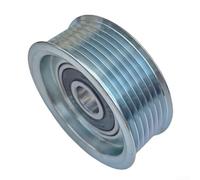 Gdfnmogo Pulley Idler Compatible with Febest 0388-CL for Spirior Civic and TLX OEM 31190-for RRA-A00 Silver Replacement Engine Belt Tension Accessory Part