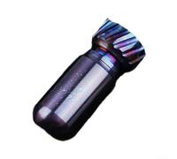 Gdfnmogo Pure Ti Keychain Pill Holder Waterproof Pill Fob,Lightweight,Sealing and Waterproof,with Key Ring,Suitable for Outdoor Camping,Hiking(Blue)