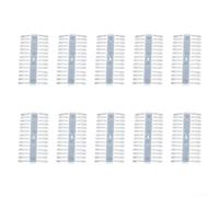 Gdfnmogo Quick Bait Stoppers for Carp Fishing, Transparent Plastic Hair Rig Stoppers, 10pcs Set, 7mm-9mm Length, Compatible with Pellets Boilies Meat(transparent)