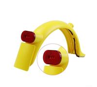 Gdfnmogo Rear Mudguard and Taillight Kit for Xiaomi Pro/Pro2 Electric Scooter, ABS+PC Construction, 32x13x3cm, White or Colored Options(YELLOW)