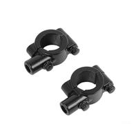 Gdfnmogo Rearview Mirror Mount Adapter Bracket for Xiaomi and F Series Electric Scooters - Aluminum Alloy, Compact Low-Profile Design, 2-Pack, 83g,(2PC-10mm)