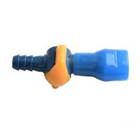 Gdfnmogo Replacement Bite Valve Nozzle Mouthpiece with On/Off Switch for Hydration Packs, 9mm Connector Diameter, Blue Silicone Valve Fits Most Hydra(B 90 DEGREE)