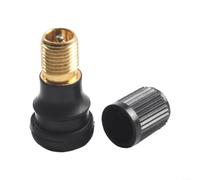 Gdfnmogo Replacement Inflatable Nozzle Valve, For Electric Scooter Balance Car Tire, for Vacuum Tubeless Tires Easy Installation, Metal Rubber Material(1pc)