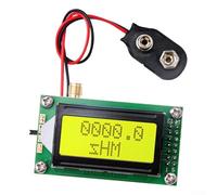 Gdfnmogo RF Frequency Counter Module 1-500MHz with 0802 LCD Display for Ham Testing, Digital Tester for RF Measurement (9V Battery Powered)