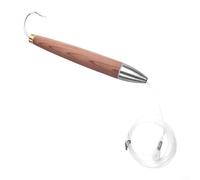Gdfnmogo Rigged Cedar Tuna Lure 15.5cm 74.5g Cast Wood Trolling Pencil Bait Stickbait for Offshore Big Game Fishing, Ideal for Tuna, Dorado, For Wahoo(log)