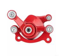 Gdfnmogo Right Left Rear Pull Arm Disc Brake Caliper with Pads, 50-51mm Bolt Hole Spacing, For Motovox MBX10 MBX11 47cc 49cc Pocket(red left brake)