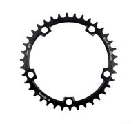 Gdfnmogo Road Bike Chainring 130BCD 52T AL-7075-T6 Alloy | 110BCD compatibility, 36-40T options, hollow lightweight design, narrow wide profile, single speed ready(130BCD 38T)