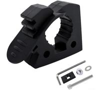 Gdfnmogo Rubber Pipe Clamp Holder for 3-4 cm Pipes - Quick-Release Tool Mount for Cars, RVs, ATVs, Boats - For Durable Flexible Black Rubber Bracket (6.9 x 6.1 x