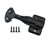 Gdfnmogo RV Cabinet Latch Lock for Caravans, Campervans, Boats & Trailers - Nylon Door Catch with For Easy Installation, Secure No-Key Operation, White or Black(BLACK)