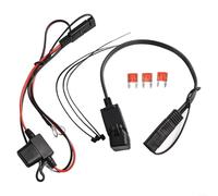 Gdfnmogo SAE to Adapter Cable for Motorcycle - Waterproof 12-24V Input 5V 3.1A Output Charger with IP68 Rating and Multi-Protection for Solar Panel, GPS, Phone