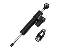 Gdfnmogo Scooter Adjustable Steering Stabilizer Damper for For Zero 10X/Thunder and For VSETT 10+ Electric Scooters, Metal Front Fork Shock Absorber to(black)