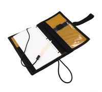 Gdfnmogo Scuba Diving Wetnotes Book with 50 Page Refill Waterproof Paper, Underwater Writing Notebook for Diving with Clear Pockets and Bu(REFLECTIVE)