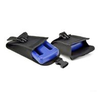 Gdfnmogo Scuba Weight Belt Pocket, 3 kg Capacity, Premium 100D Nylon Webbing, Adjustable Loop Tape & Quick-Release Buckle, for Divers(BLACK)