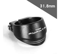 Gdfnmogo Seatpost Clamp for Bicycle, 31.8mm and 34.9mm Aluminum Alloy For Bike Seat Post Clamp Compatible with 27.2-31.8mm Posts, Lightweight Cyc(Black2 31.8)