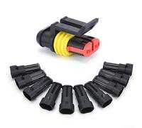 Gdfnmogo Set Of Five Waterproof 2Pin Electrical Connectors For Automotive Needs