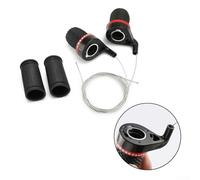 Gdfnmogo Shift Levers, Made of Rubber and Plastic with Iron Wire Core, 13 x 11 cm for 22.2 mm Handlebar, Lasting Grip and Smooth Shifting, Compat