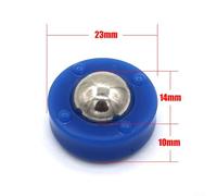 Gdfnmogo Shuffleboard Pucks Replacement Set, 8pcs 23mm Plastic Table Football Game Pieces for Indoor Table Shuffleboard Accessories