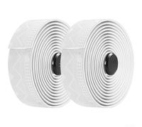 Gdfnmogo Silicone Handlebar Tape Optimized For Road Bicycles With Enhanced Traction, Low-for for impact Damping, And Efficient Heat Dissipation Design(White)