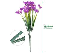 Gdfnmogo Silk Artificial Flower Arrangements for Home Decor and Wedding Decoration, 35cm Simulated Plastic Greening Spring Grass Flowers in Wh(PINK)