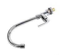 Gdfnmogo Single Lever Cold Water Kitchen Sink Faucet Basin Mixer Tap Mono Design Plated Finish Water Conservation Plumbing Fixture for Bathroom RV Garden