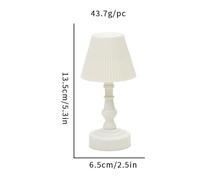 Gdfnmogo Small Table Lamp LED Night Light with Sensor Control for Bedside and Wall, Energy Efficient Mini Nordic Desk Ornament with Adjust(WARM LIGHT)