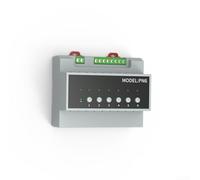 Gdfnmogo Smart 6-Way for Zigbee Relay Switch Module for Remote Appliance Control, WiFi-Enabled, 110V-240V Compatible, ABS Construction, Six Channel Switch(for ZigBees model)