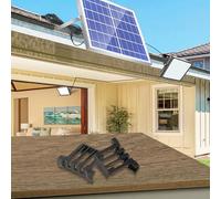 Gdfnmogo Solar Panel Water Draina Clips Multi Channel PV Panel Rainwater Removal Guide wi ASA Anti Agi Material Frame Lock for 30mm For 3M 35mm 40mm Outdoor PV Accessory Kit(For 3M)