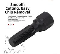 Gdfnmogo Spark Thread Repair Tool, 14mm Re-thread Tap for ATV/UTV Engine Maintenance, High-Carbon Steel with Black Oxide Rust Resistance, 5-Piece Set