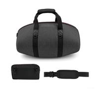 Gdfnmogo Speaker Storage Bag with EVA Shockproof Design for JBL BOOMBOX4 and Side Mounted Soft Bag for Carrying Power Cord and Microphone