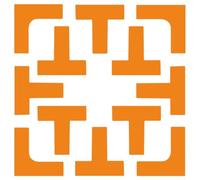 Gdfnmogo Sports Field Boundary Shot Markers for Pickleball and Tennis Courts, Long Lasting Cut Line Marker Set with 8 T-Shaped and 4 L-Shaped Sili(ORANGE)