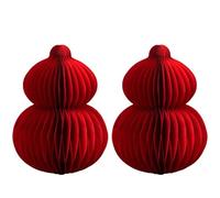 Gdfnmogo Spring Festival Folding Tree Decoration with Origami Base for Home Decor, Crafted from Thick Cardboard in Classic Red Color, Easy Asse(A)
